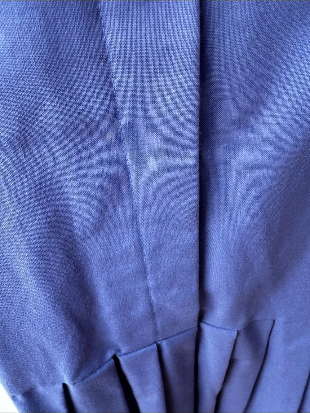 Vintage Laura Ashley Girls 9-10 Blue Cotton Sailor Dress Made USA